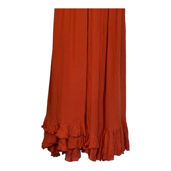 Free People Adelia Maxi Dress Rose Color Size Medium - Picture 4 of 10
